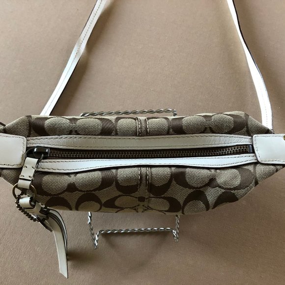 COACH Signature C Mini Leather Swingpack/Crossbody - Picture 5 of 9